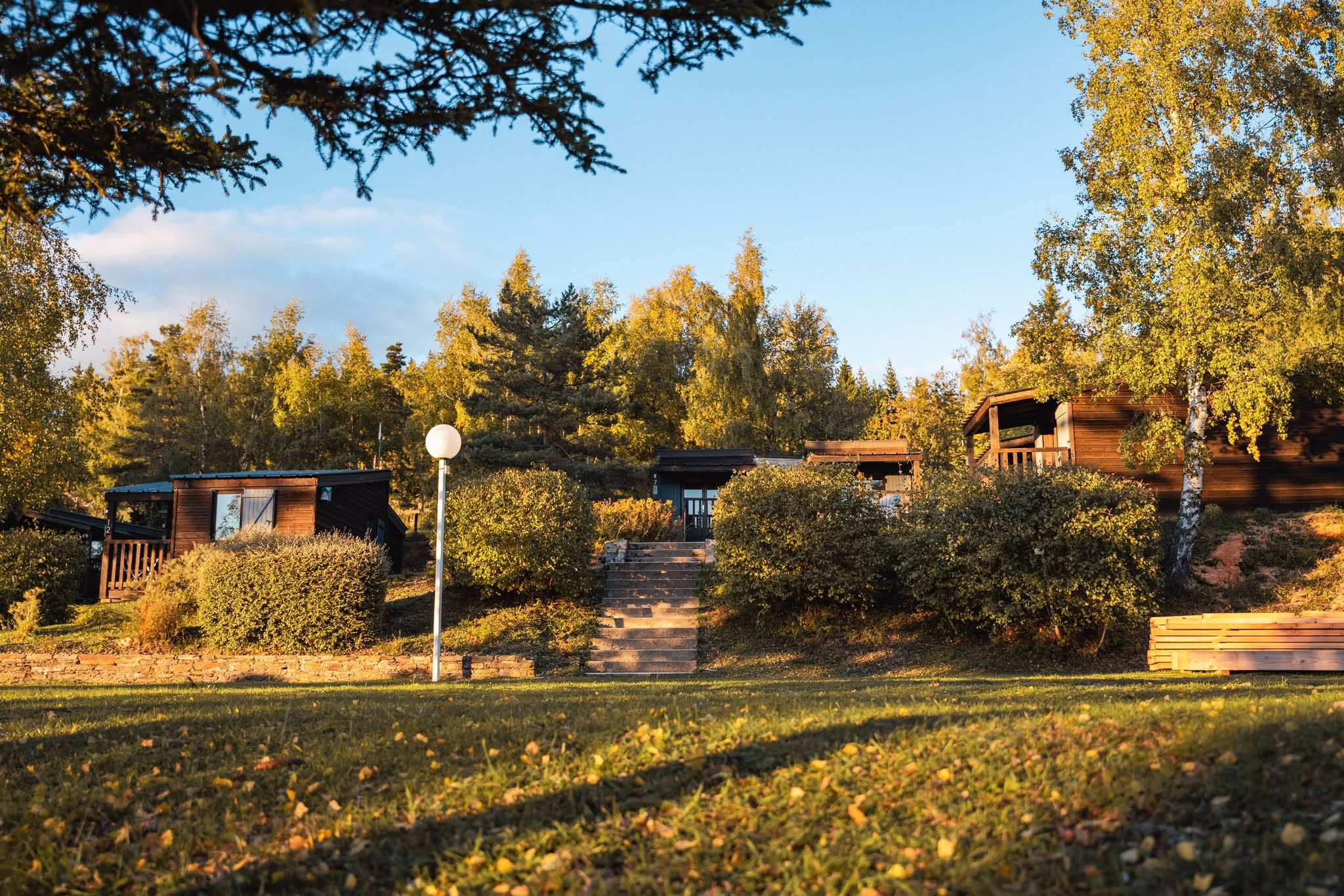 Vue extérieure des Chalets du Goulet